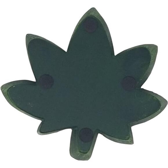 Pot Leaf Shape Cigarette Ashtray for Outdoors and Indoors Use -Modern Home Decor - Picture 4 of 5